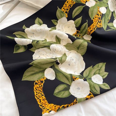 Design Twill Silk Scarf - AMOROUSDRESS