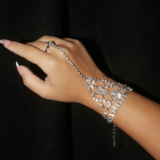 Nicolina Hand Crystal Jewelry - AMOROUSDRESS