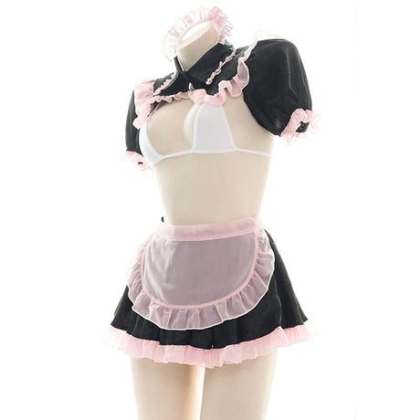 Sweet Maid Lace Costume - AMOROUSDRESS