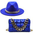 Luxury Bela Bag Hat Set - AMOROUSDRESS