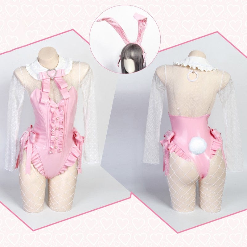 Bunny Beauty Patent Leather Set - AMOROUSDRESS
