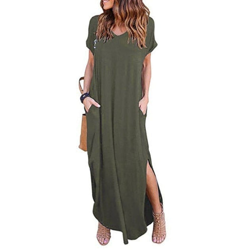 Shanda Long Midi Dress - AMOROUSDRESS