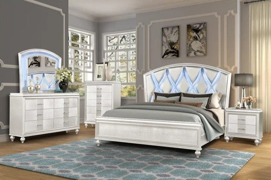 Hollywood LED Queen Bedroom Set (6 PCS)