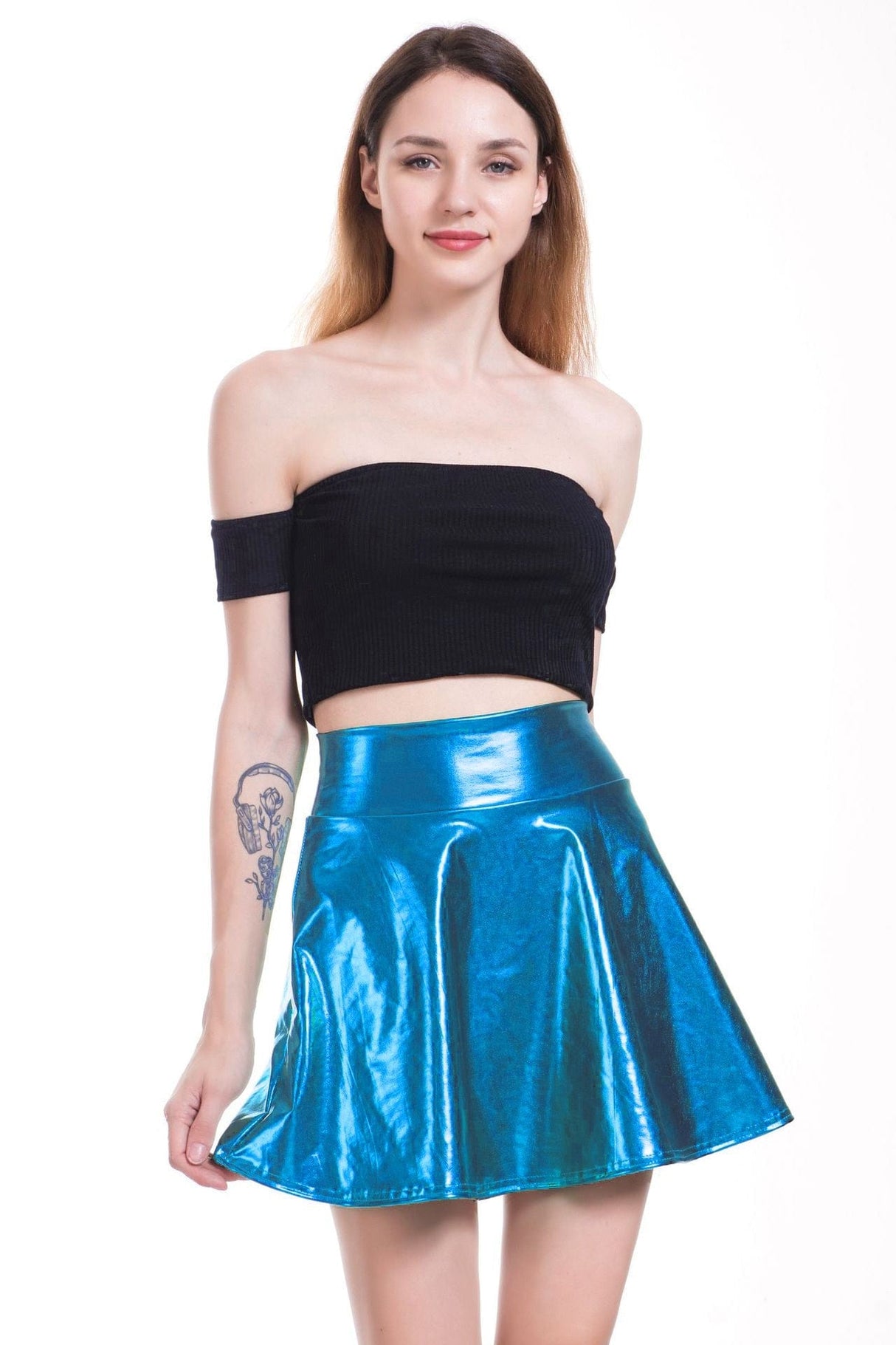 Pleated Cute High Waist Mini Skirt - AMOROUSDRESS