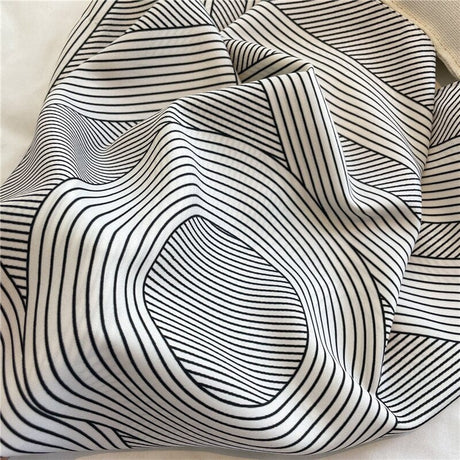 Design Twill Silk Scarf - AMOROUSDRESS