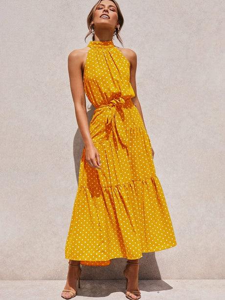 Kim Polka Dot Dress - AMOROUSDRESS