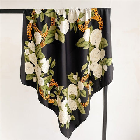 Design Twill Silk Scarf - AMOROUSDRESS