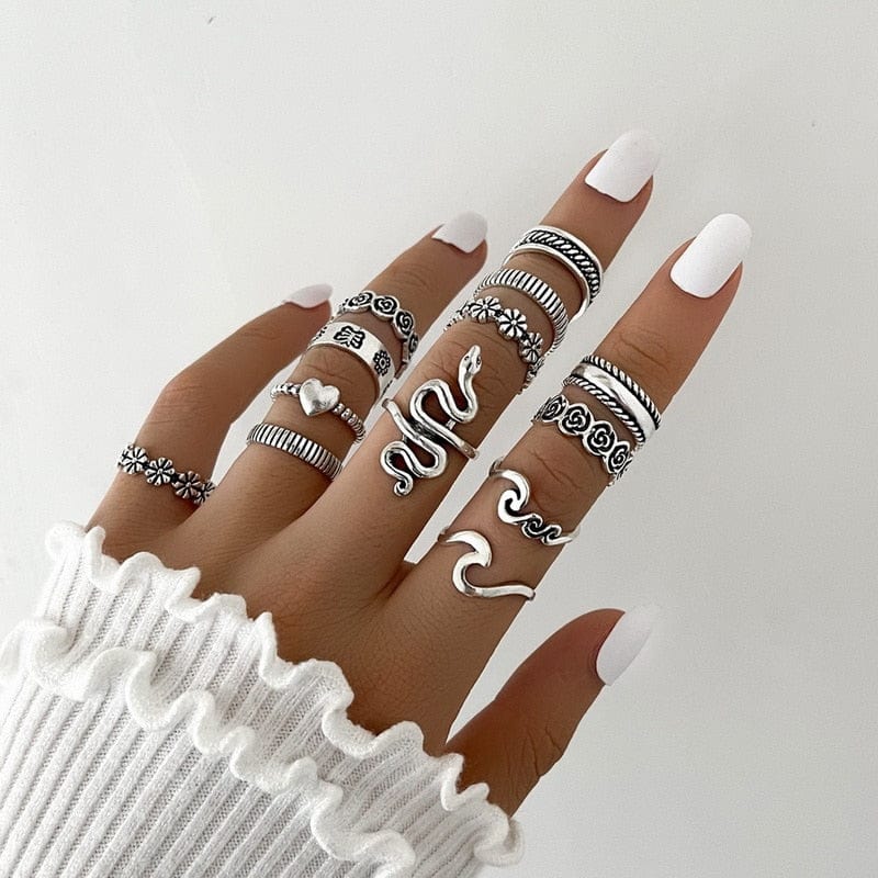 Jaline Mixed Ring Set