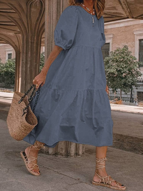 Melissa Neat Dress - AMOROUSDRESS
