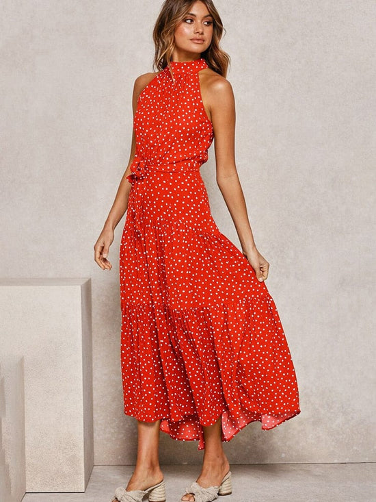Kim Polka Dot Dress - AMOROUSDRESS