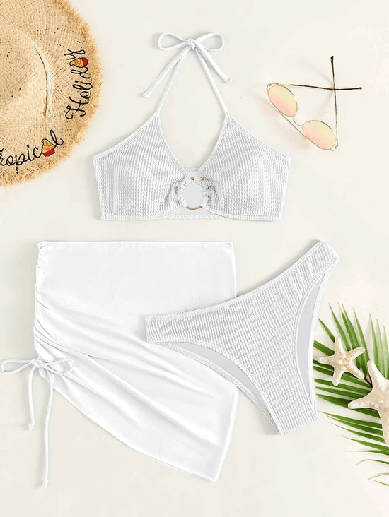 Ariella 3 Piece Bikini Set - AMOROUSDRESS