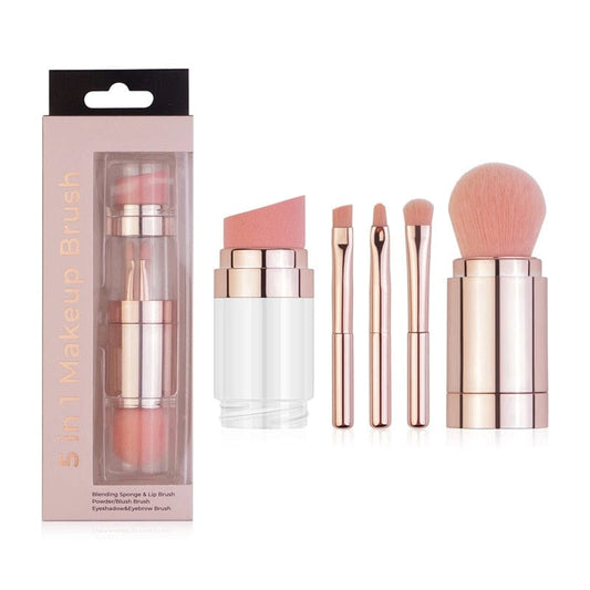 Reina Retractable Makeup Brush Set