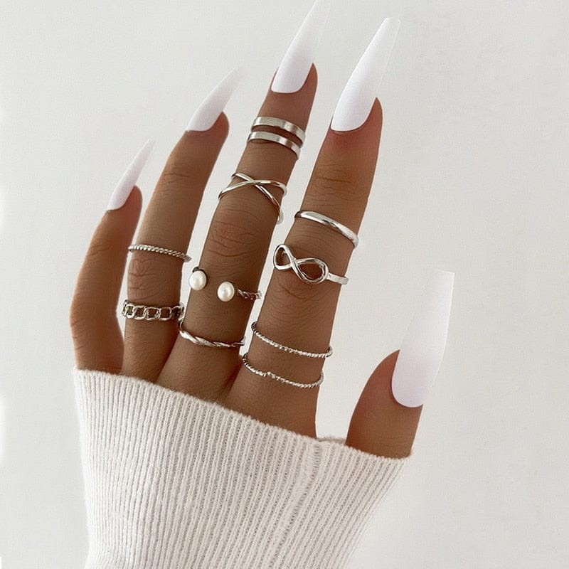 Jaline Mixed Ring Set