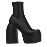 Denim Y2K High Heels Boots - AMOROUSDRESS