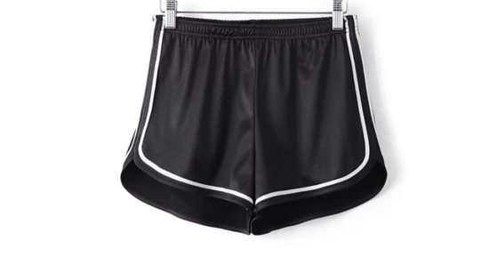 Cute Silk Striped Shorts - AMOROUSDRESS