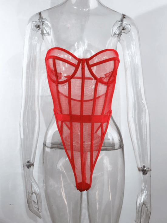 Flawless Chic Lace Bodysuit - AMOROUSDRESS