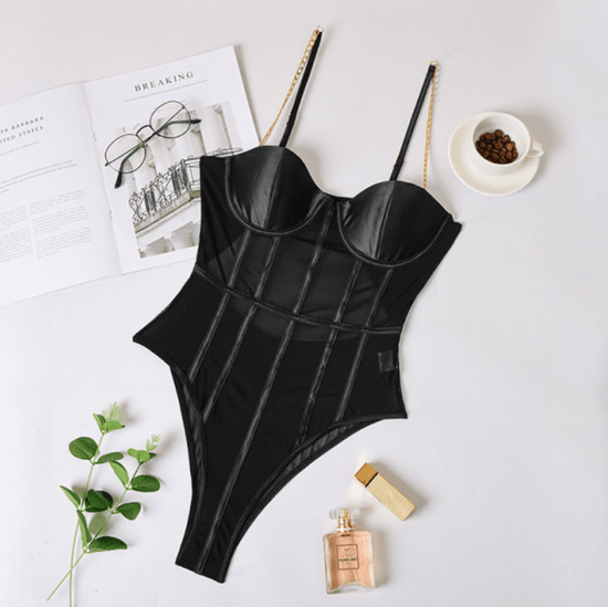 Flawless Chic Lace Bodysuit - AMOROUSDRESS