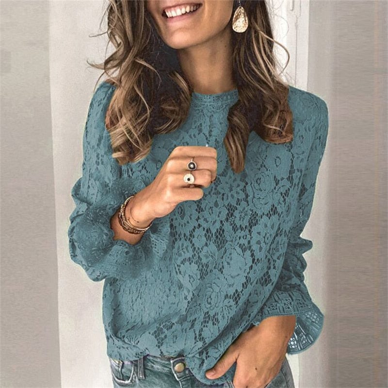Darling Floral Lace Shirt