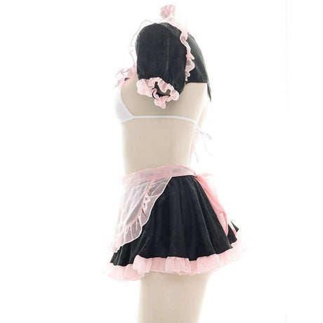 Sweet Maid Lace Costume - AMOROUSDRESS