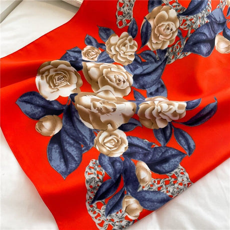 Design Twill Silk Scarf - AMOROUSDRESS