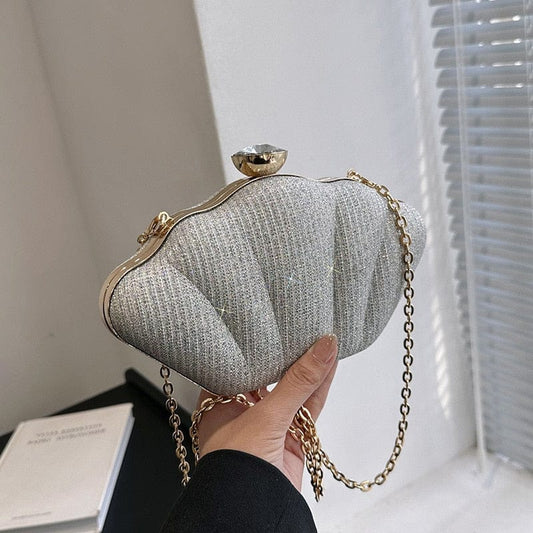 Luxury Shell Clutch