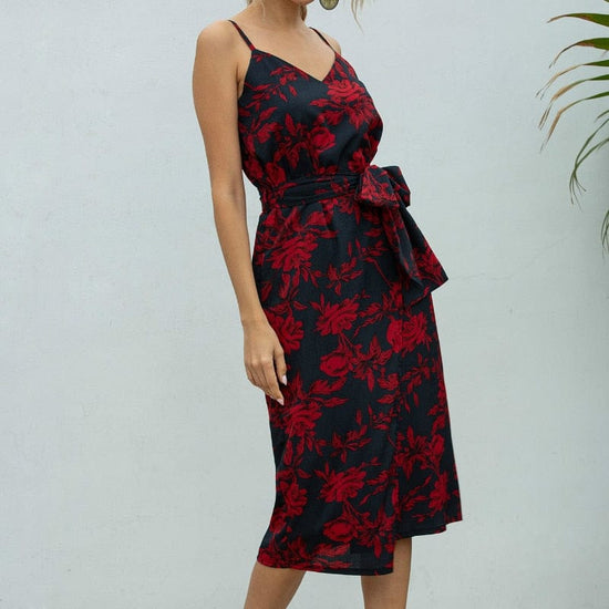Leopard Sweet Split Dress