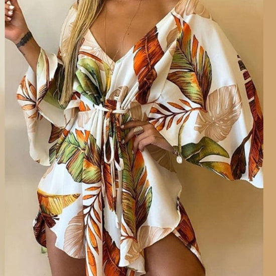 Alisa Flare Mini Dress - AMOROUSDRESS