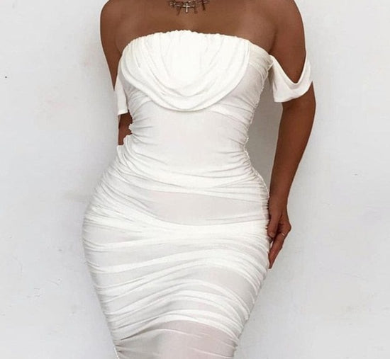 Laura Luxxe Off Shoulder Dress