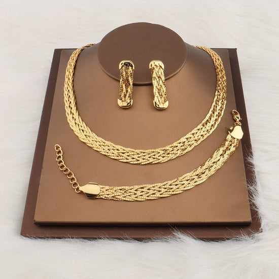 Extravagant Crystal Jewelry Set (4Pcs) - AMOROUSDRESS
