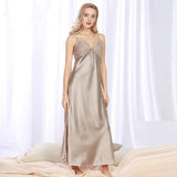 Judy Silk Sleepwear Dress - AMOROUSDRESS