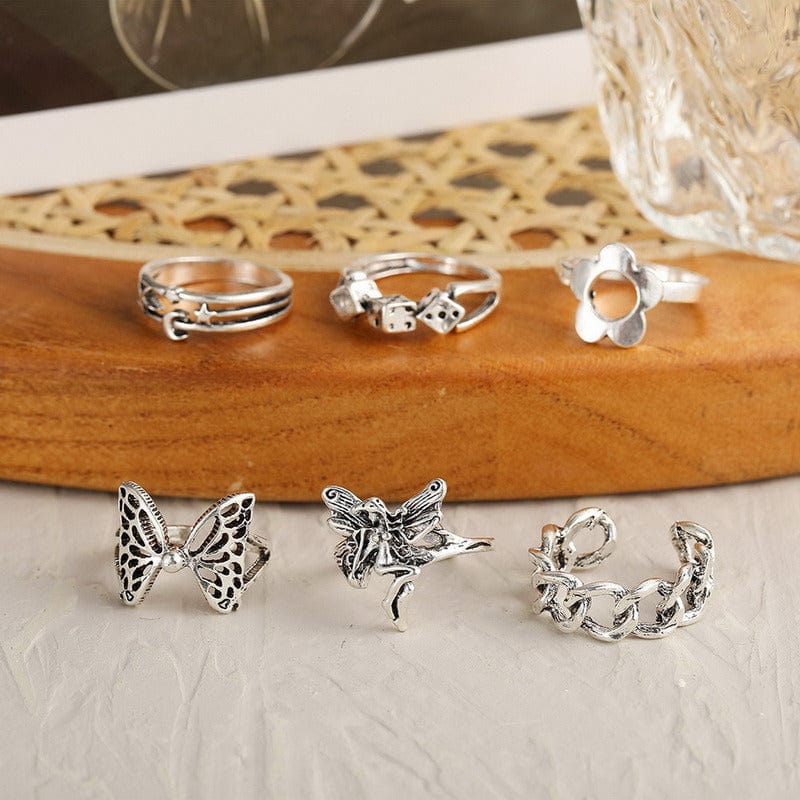 Jaline Mixed Ring Set