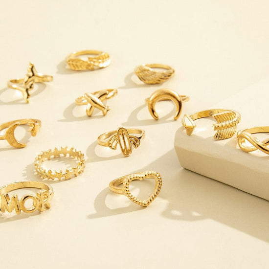 Jaline Mixed Ring Set