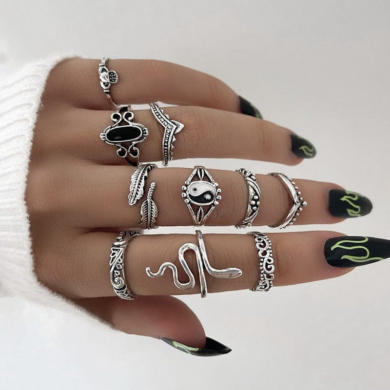 Jaline Mixed Ring Set