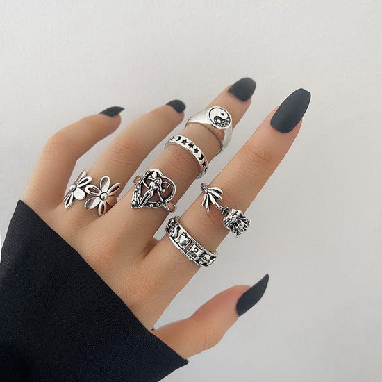 Jaline Mixed Ring Set