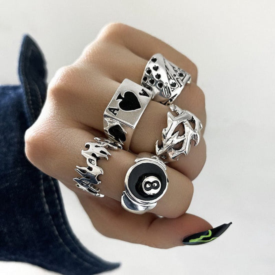 Jaline Mixed Ring Set