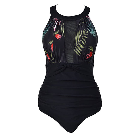 Lovely Discrete One Piece Swimswuit - AMOROUSDRESS