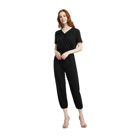 Elegant V-Neck Casual Jumpsuit - AMOROUSDRESS