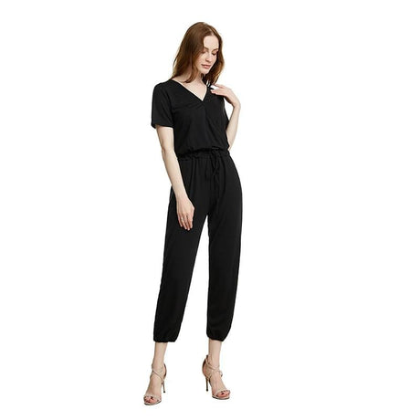 Elegant V-Neck Casual Jumpsuit - AMOROUSDRESS