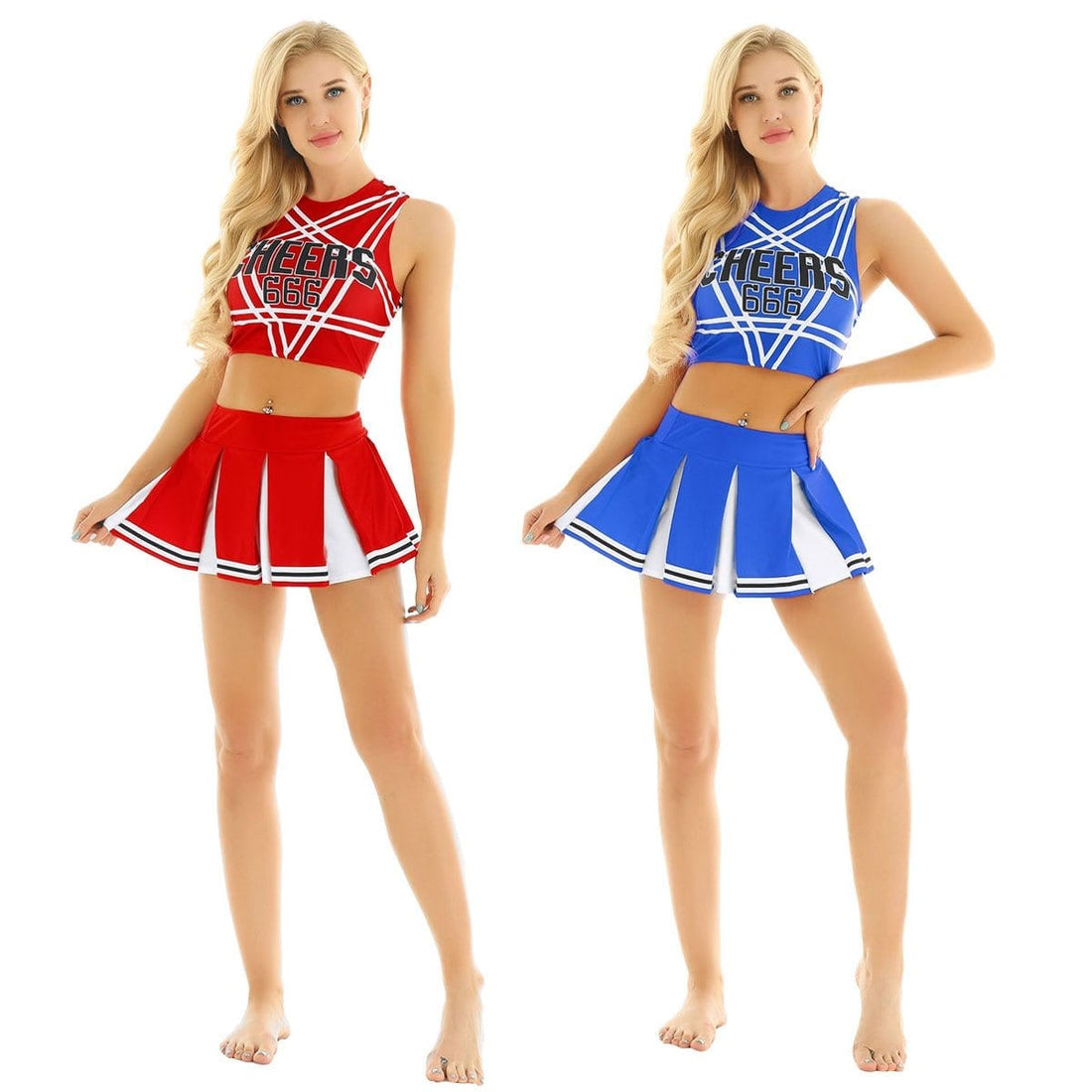 Attractive Cheerleader Costume Set Amorousdress