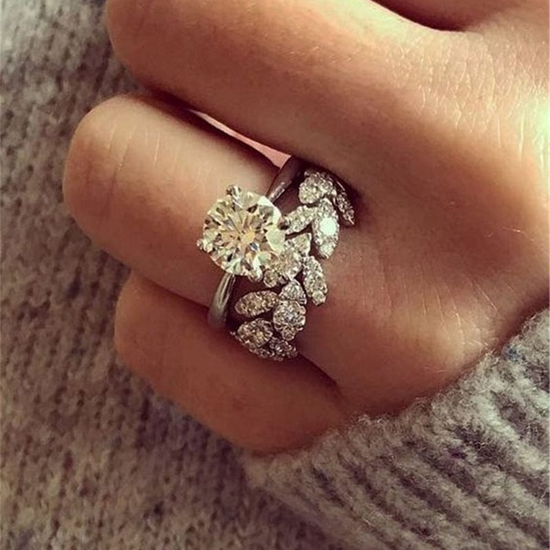 Romantic Crystal Ring Set - AMOROUSDRESS