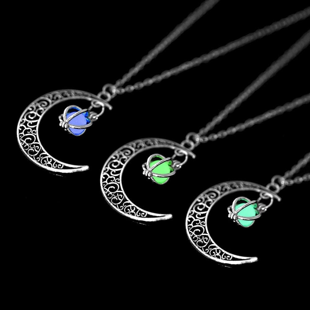 Moon Glowing Stone Necklace - AMOROUSDRESS