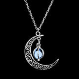 Moon Glowing Stone Necklace - AMOROUSDRESS