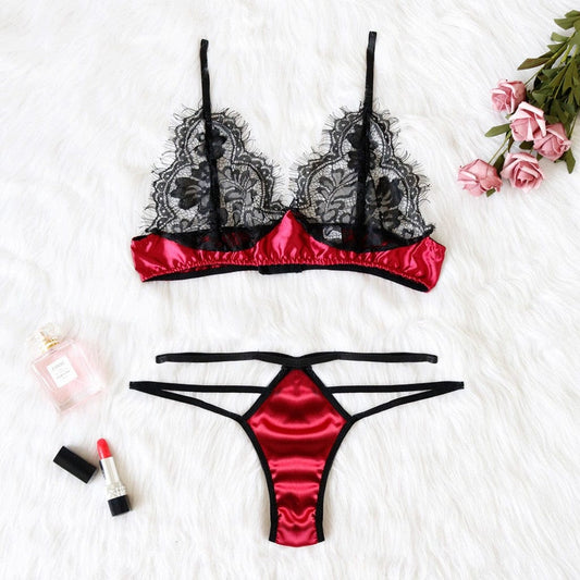 Diva G-String Lingerie Set - AMOROUSDRESS