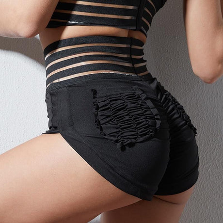 Elastic Booty Lift Lace Shorts - AMOROUSDRESS