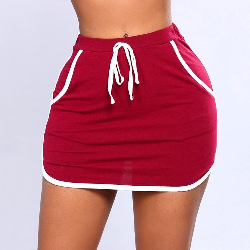 Aesthetic Sporty Mini Skirt - AMOROUSDRESS