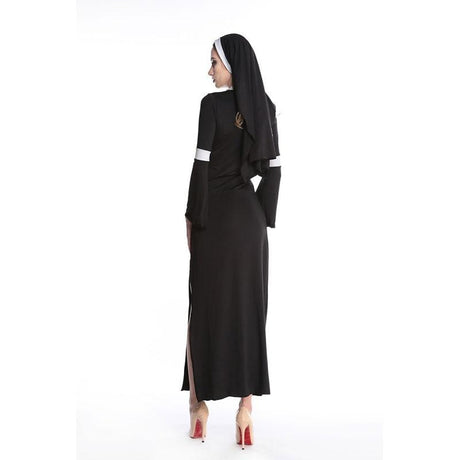 Nun Costume Dress Set - AMOROUSDRESS