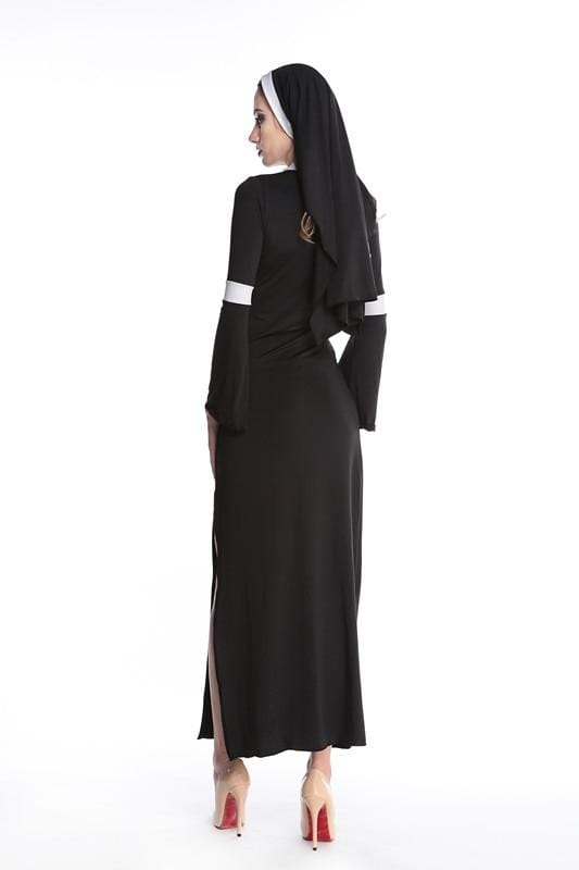 Nun Costume Dress Set - AMOROUSDRESS