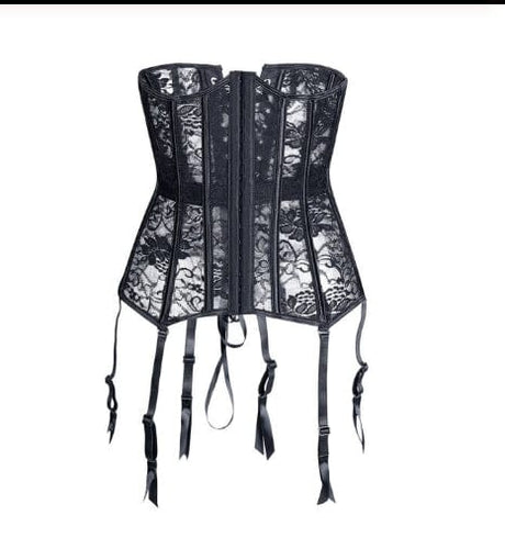 Stephanie Lace Lingerie Corset - AMOROUSDRESS