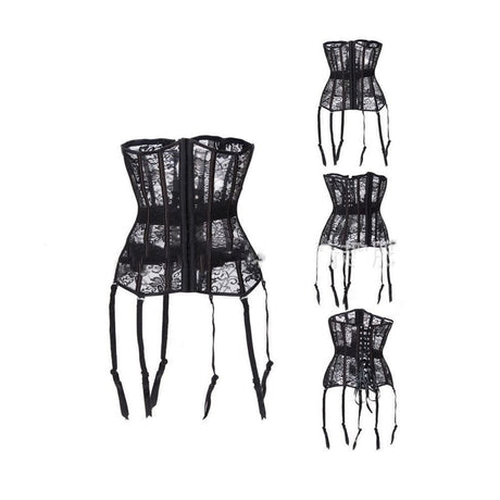 Stephanie Lace Lingerie Corset - AMOROUSDRESS