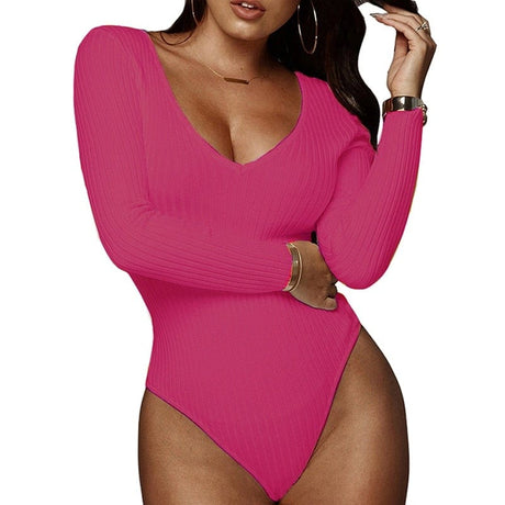 My Beloved Long Sleeve Body Suit - AMOROUSDRESS